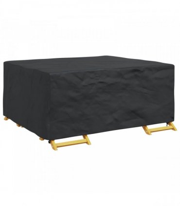 vidaXL Furniture Cover Plain Black 200 x 165 x 80 cm 420D
