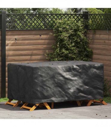 vidaXL Furniture Cover Plain Black 172 x 113 x 73 cm 210D
