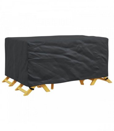 vidaXL Furniture Cover Plain Black 172 x 113 x 73 cm 210D
