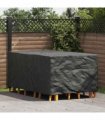 vidaXL Furniture Cover Plain Black 143 x 225 x 90 cm 210D