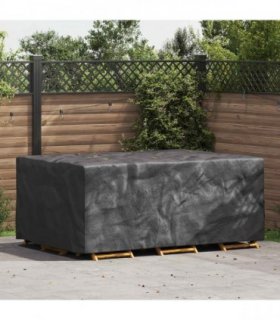 vidaXL Furniture Cover Plain Black 230 x 165 x 80 cm 210D
