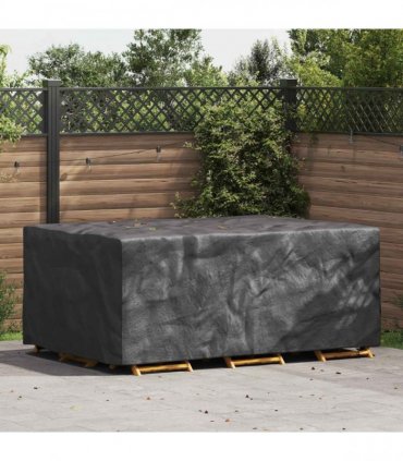 vidaXL Furniture Cover Plain Black 230 x 165 x 80 cm 210D