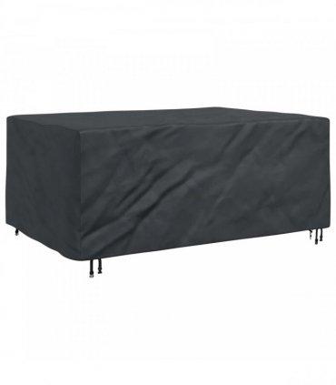 vidaXL Furniture Cover Plain Black 230 x 165 x 80 cm 210D