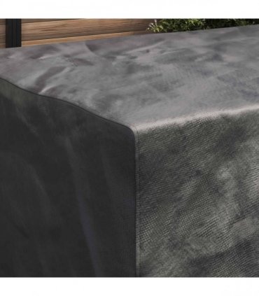 vidaXL Furniture Cover Plain Black 230 x 165 x 80 cm 210D