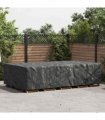 vidaXL Furniture Cover Plain Black 315 x 180 x 74 cm 210D