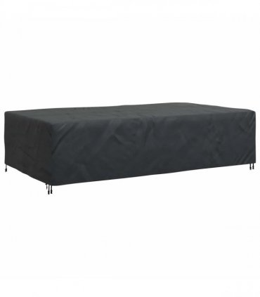 vidaXL Furniture Cover Plain Black 315 x 180 x 74 cm 210D