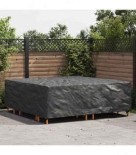 vidaXL Furniture Cover Plain Black 220 x 220 x 70 cm 210D