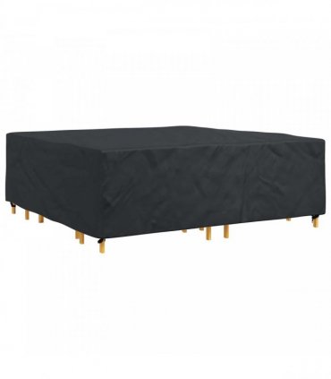 vidaXL Furniture Cover Plain Black 220 x 220 x 70 cm 210D