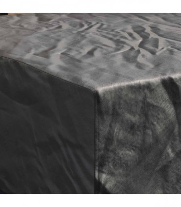 vidaXL Furniture Cover Plain Black 220 x 220 x 70 cm 210D