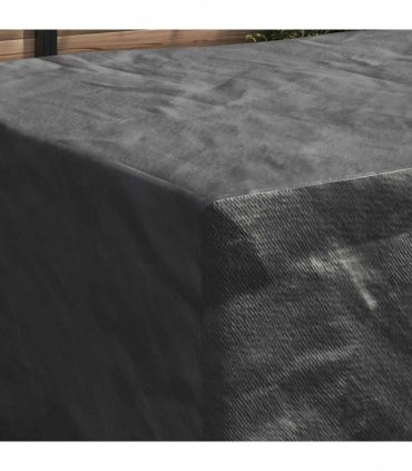 vidaXL Furniture Cover Plain Black 240 x 180 x 100 cm 210D