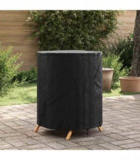 vidaXL Table Cover Plain Black 62 x 62 x 70 cm Fabric