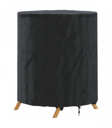 vidaXL Table Cover Plain Black 62 x 62 x 70 cm Fabric