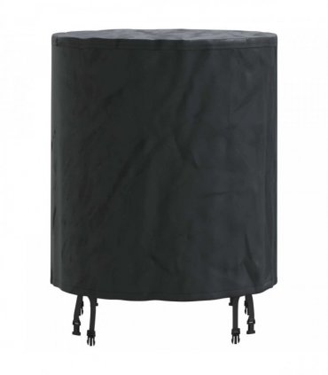 vidaXL Table Cover Plain Black 62 x 62 x 70 cm Fabric