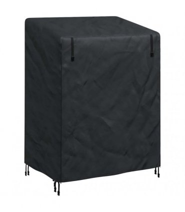 vidaXL Outdoor Swing Cover Black 120 x 90 x 155 cm 420D Oxford Fbric — Size: 120 x 90 x 140/155 cm