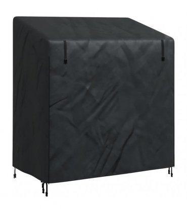 vidaXL Outdoor Swing Cover Black 155 x 95 x 165 cm 210D Oxford Fbric — Size: 155 x 95 x 140/165 cm