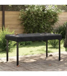 vidaXL Table Cover Plain Black 122 x 72 x 15 cm Fabric — V0672060028