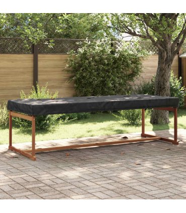 vidaXL Table Cover Plain Black 242 x 102 x 15 cm Fabric