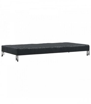 vidaXL Table Cover Plain Black 162 x 92 x 15 cm Fabric