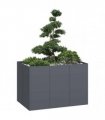 vidaXL Planter Anthracite 120x80x80 cm Steel — Size: 120 x 80 x 80 cm