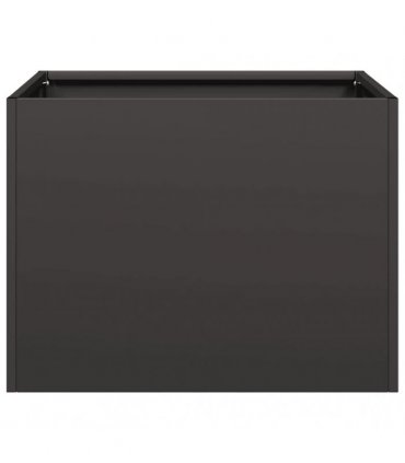 vidaXL Planter Black 40x40x30 cm Steel — Size: 40 x 40 x 30 cm