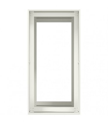 vidaXL Planter White 40x80x80 cm Steel — Size: 40 x 80 x 80 cm