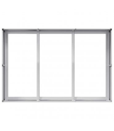 vidaXL Planter 120x80x40 cm Galvanised Steel — Size: 120 x 80 x 40 cm