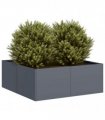 vidaXL Planter Anthracite 80x80x30 cm Steel — Size: 80 x 80 x 30 cm