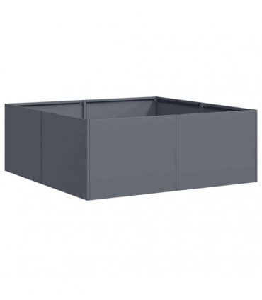 vidaXL Planter Anthracite 80x80x30 cm Steel — Size: 80 x 80 x 30 cm