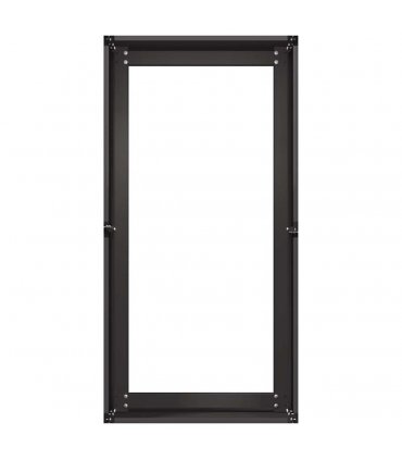 vidaXL Planter Black 40x80x40 cm Cold-rolled Steel — Size: 40 x 80 x 40 cm