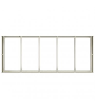 vidaXL Planter White 200x80x40 cm Steel — Size: 200 x 80 x 40 cm