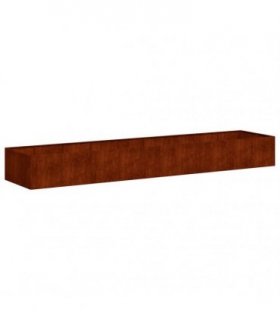 vidaXL Planter Rusty 360x80x40 cm Weathering Steel — Size: 360 x 80 x 40 cm