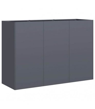vidaXL Planter Anthracite 120x40x80 cm Cold-rolled Steel — Size: 120 x 40 x 80 cm