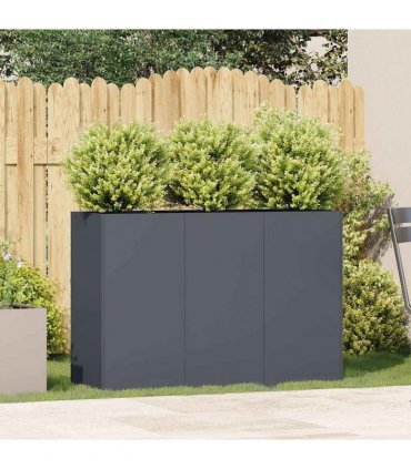 vidaXL Planter Anthracite 120x40x80 cm Cold-rolled Steel — Size: 120 x 40 x 80 cm