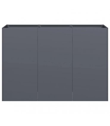 vidaXL Planter Anthracite 120x40x80 cm Cold-rolled Steel — Size: 120 x 40 x 80 cm
