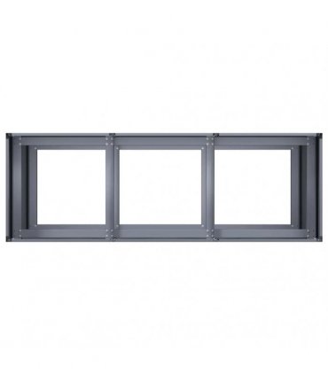 vidaXL Planter Anthracite 120x40x80 cm Cold-rolled Steel — Size: 120 x 40 x 80 cm