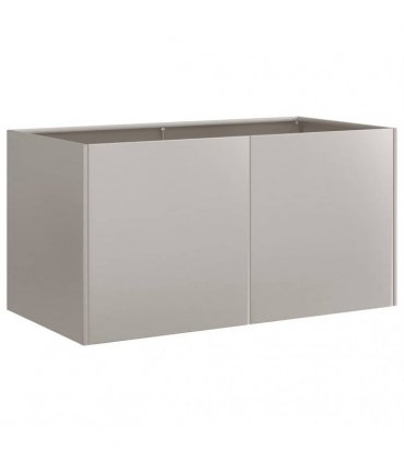 vidaXL Planter Rusty 80x40x40 cm Weathering Steel — Size: 80 x 40 x 40 cm