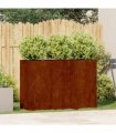 vidaXL Planter Rusty 120x40x80 cm Weathering Steel — Size: 120 x 40 x 80 cm