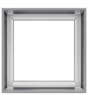 vidaXL Planter 40x40x40 cm Galvanised Steel — Size: 40 x 40 x 40 cm