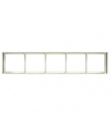 vidaXL Planter White 200x40x40 cm Cold-rolled Steel — Size: 200 x 40 x 40 cm