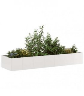 vidaXL Planter 280x80x40 cm Stainless Steel — Size: 280 x 80 x 40 cm