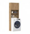 vidaXL Washing Machine Cabinet Artisan Oak 64x24x190 cm Engineered Wood
