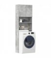 vidaXL Washing Machine Cabinet Concrete Grey 64x24x190 cm Engineered Wood
