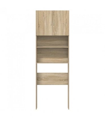 vidaXL Washing Machine Cabinet Sonoma Oak 64x24x190 cm Engineered Wood