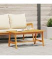 vidaXL Coffee Table Oil Natural Solid Acacia Wood