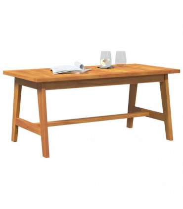 vidaXL Coffee Table Oil Natural Solid Acacia Wood