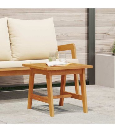 vidaXL Side Table Oil Natural 45 x 45 x 40 cm Solid Acacia Wood