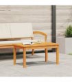 vidaXL Coffee Table Oil Natural Solid Acacia Wood — V0672060980