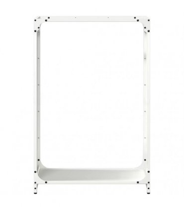 vidaXL Firewood Rack White 60x28x90 cm Cold-rolled steel — Size: 60 x 28 x 90 cm