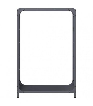 vidaXL Firewood Rack Anthracite 60x28x90 cm Cold-rolled steel — Size: 60 x 28 x 90 cm