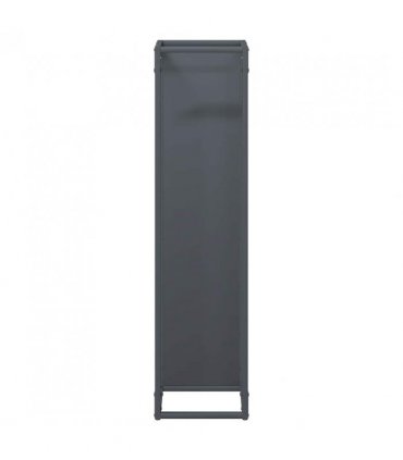 vidaXL Firewood Rack Anthracite 25x25x100 cm Cold-rolled steel — Size: 25 x 25 x 100 cm